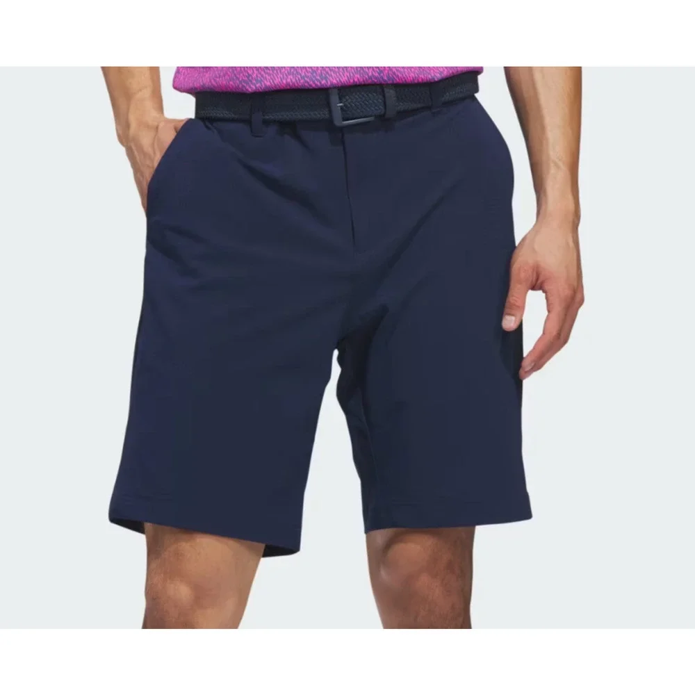 NWT Adidas Ultimate365 9-Inch Meltaway Golf Shorts Navy 36 Regular Performance